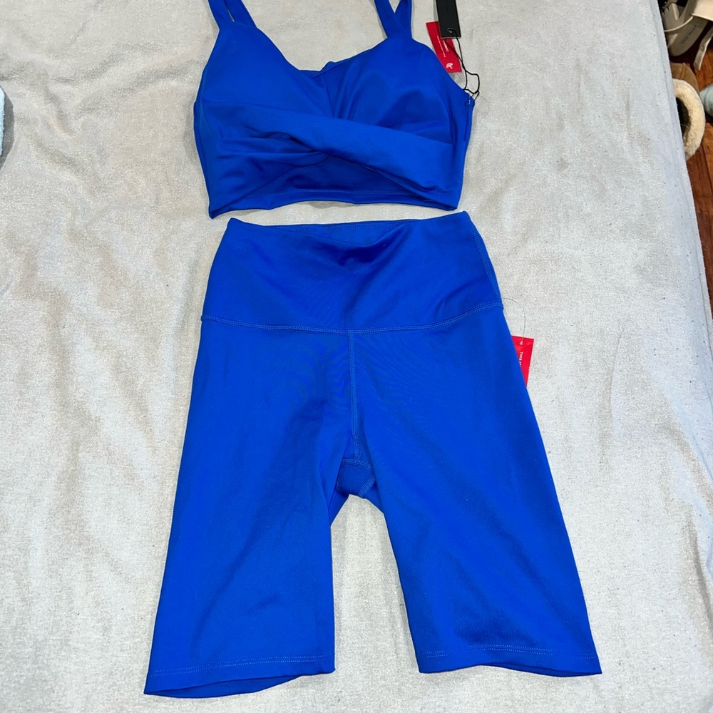 New biker short set